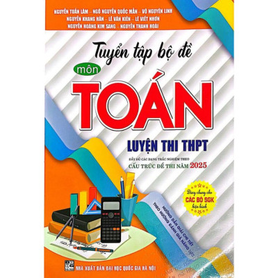 Combo Tuyển Tập Đề Thi THPT Môn Toán - Văn - Anh Năm 2025 (Bộ 3 Cuốn) - HA