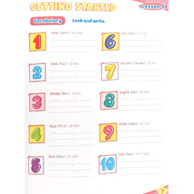 Sách - Luyện Viết Và Học Từ Vựng - Tiếng Anh 3 Notebook ( Tặng Kèm Bìa Bao + Bút Chì + Gôm + Chuốt )