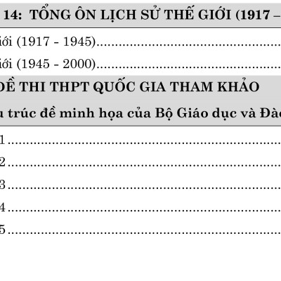 Tuyển Tập 10.000 Câu Hỏi Trắc Nghiệm Ôn Luyện Thi THPT Quốc Gia Môn Lịch Sử Tập 1 