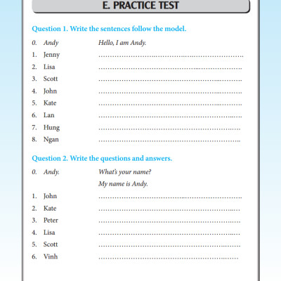 Bài Tập Tiếng Anh Lớp 3 (Tái Bản)