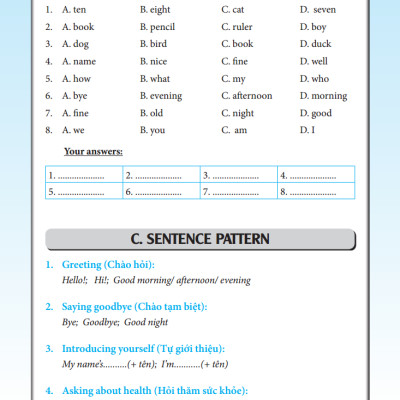 Bài Tập Tiếng Anh Lớp 3 (Tái Bản)