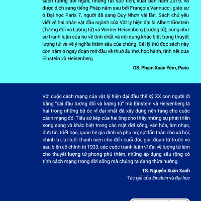 Einstein và Heisenberg - Những người đặt nền tảng cho Vật lý hiện đại (NXB)