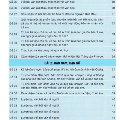 Sách - Những Bài Làm Văn Mẫu 5 - Tập 1 (Cánh Diều)