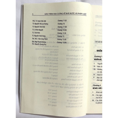 Sách - Giáo trình Đại cương về nhà nước và pháp luật (Tái bản lần thứ nhất)