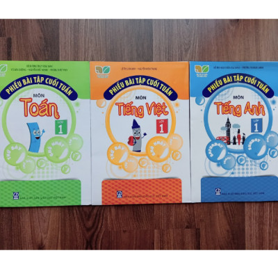 Sách - Phiếu bài tập cuối tuần môn Tiếng Anh lớp 1