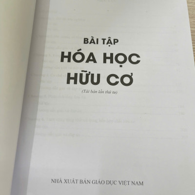 Bài Tập Hóa Học Hữu Cơ (tái bản 2025)