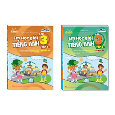 Sách - Cpmbo Em học giỏi tiếng anh lớp 3 tập 1 + 2 - có đáp án ( GLOBAL SUCCESS )