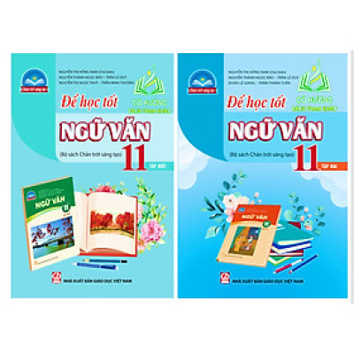 Sách - Combo Để học tốt Ngữ văn 11 - tập 1 + 2 (chân trời sáng tạo) - 2023