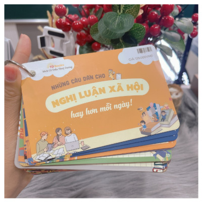 Sách - FlashCard những câu dẫn cho nghị luận xã hội hay hơn mỗi ngày