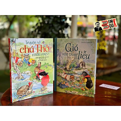 (Combo 2 Cuốn, Bìa Cứng, In Màu) TRUYỆN VỀ CHÚ THỎ MƯU MẸO, GIÓ VỜN TRONG LIỄU - NXB Kim Đồng