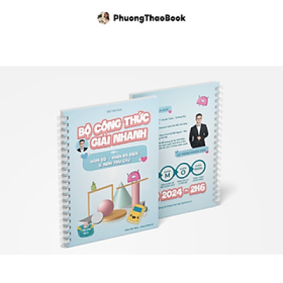 Sách - Bộ Công Thức Giải Nhanh Tập 1 - Hàm Số - Khối Đa Diện & Nón Trụ Cầu
