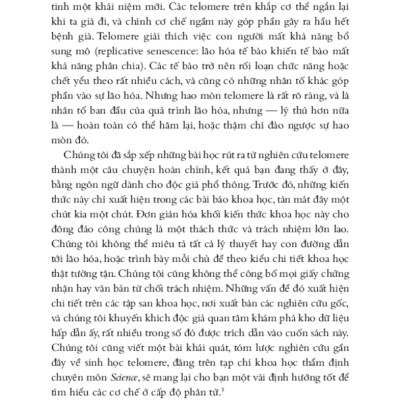 Hiệu Ứng Telomere - Giải Pháp Đột Phá Để Sống Trẻ, Khỏe Và Ngăn Ngừa Lão Hóa _TRE