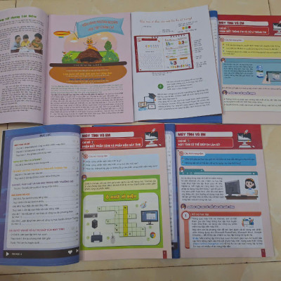 Sách - Em vui học tin học 1,2,3,4,5 - Bản mới nhất (KP)