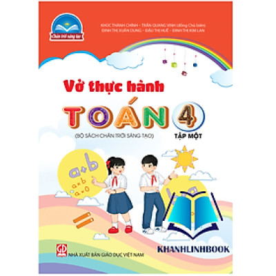Sách - Vở thực hành Toán 4 - tập 1 (Bộ Chân trời sáng tạo)