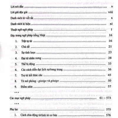 Từ Điển Ngữ Pháp Tiếng Nhật Sơ Cấp