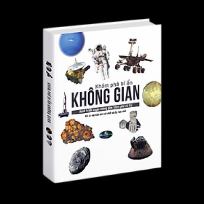 Sách Bách Khoa Toàn Thư -  Khám Phá Bí Ẩn Không Gian ( Space The Definitive Visual Catalog ) - Một Hành Trình Du Ngoạn Từ Trái Đất, Qua Hệ Mặt Trời Của Chúng Ta Và Ra Ngoài Vũ Trụ Vươn Tới Những Vì Sao - Á Châu Books