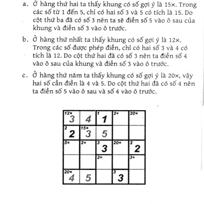 Trò Chơi Ô Chữ Số Thông Minh Kenken - Dành Cho Người Bắt Đầu (Tập 4)