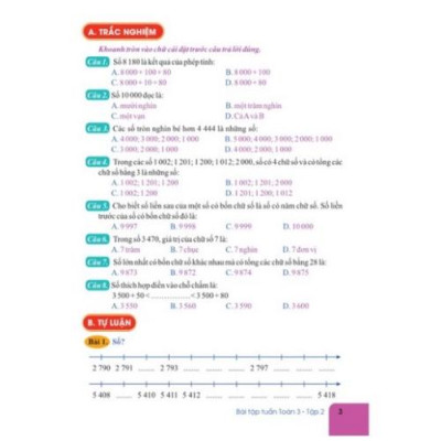 Sách - Bài Tập Tuần Toán 3 - tập 2 Biên soạn theo CT GDPT mới (Kết Nối)