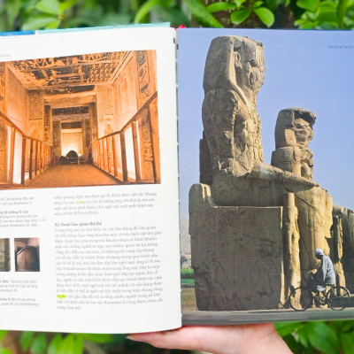 Combo 2 Cuốn Sách Bách Khoa Toàn Thư - Kỳ Quan Thế Giới, Bí Ẩn Của Lịch Sử- Tổng Hợp Kiến Thức Về Lịch Sử, Địa Lý, Du Lịch Khám Phá Thế Giới - Á Châu Books Bìa Cứng, In Màu