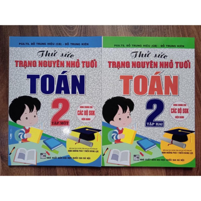 Sách - Combo Thử Sức Trạng Nguyên Nhỏ Tuổi Môn Toán Lớp 2 (Tập 1+ Tập 2)