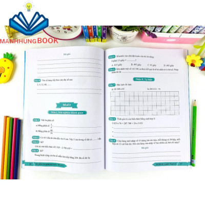 Sách - 36 Đề Ôn Luyện Toán 4 - Biên soạn theo chương trình GDPT mới.