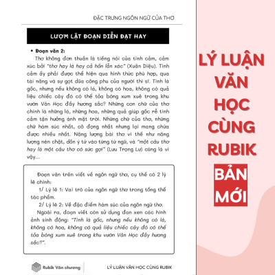 Combo 2 sách: Lý luận văn học cùng Rubik (Tập 1 + Tập 2) - Rubik Văn Chương