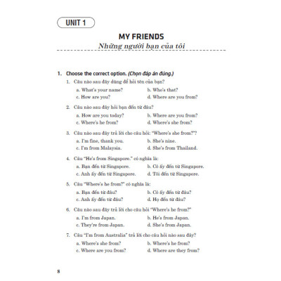 612 câu trắc nghiệm tiếng anh 4 có đáp án