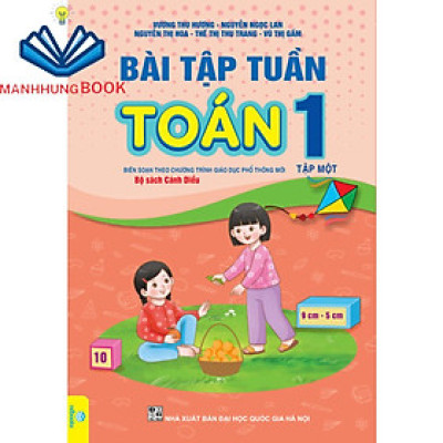 Sách - Bài tập tuần Toán 1 Tập 1 - Cánh Diều