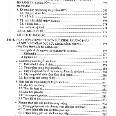 Nha Khoa Cộng Đồng - Sách dùng cho sinh viên Răng Hàm Mặt