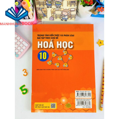 Sách - Trọng Tâm Kiến Thức Và Phân Loại Bài Tập Theo Chủ Đề Hóa Học 10 - Biên soạn theo chương trình GDPT mới.