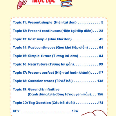 English Grammar For Kids - Ngữ Pháp Tiếng Anh Tiểu Học - Tập 2 (Có Đáp Án)