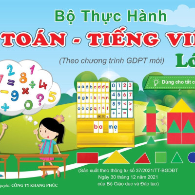 Bộ thực hành toán – tiếng việt lớp 1