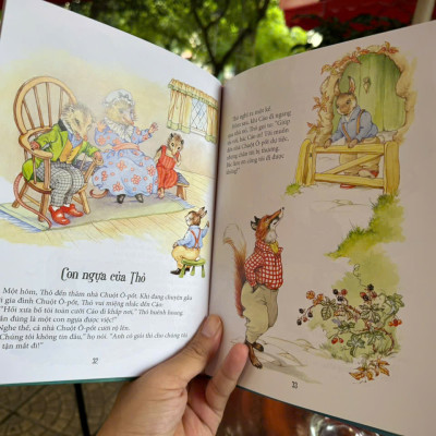 (Combo 2 Cuốn, Bìa Cứng, In Màu) TRUYỆN VỀ CHÚ THỎ MƯU MẸO, GIÓ VỜN TRONG LIỄU - NXB Kim Đồng