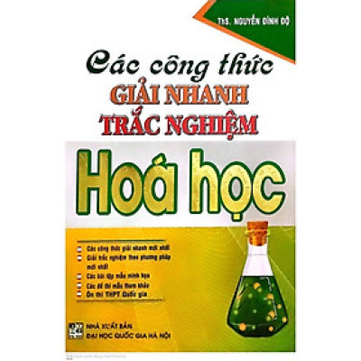 Sách- Các công thức giải nhanh trắc nghiệm hóa học  - HA