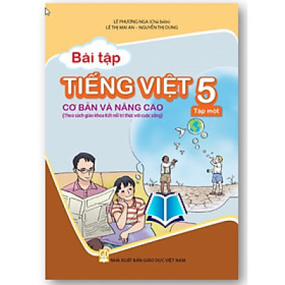 Sách - Bài tập tiếng việt 5 cơ bản và nâng cao (Tập 1 + Tập 2) ( Kết nối )
