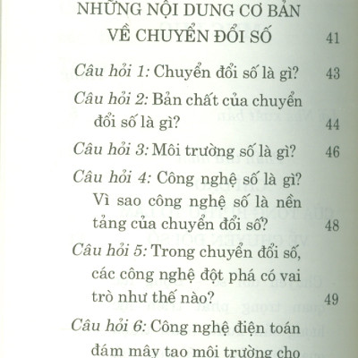 Những nội dung cơ bản về chuyển đổi số - Hỏi và đáp (bản in 2025)