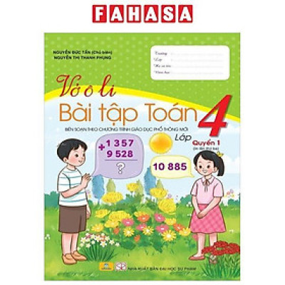 Sách - Vở Ô Li Bài Tập Toán 4 - Quyển 1