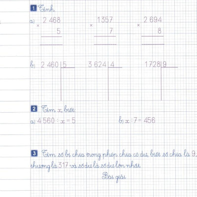 Sách - Vở Ô Li Bài Tập Toán 4 - Quyển 1