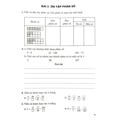 Sách - Vở Bài Tập Nâng Cao Toán 5 Tập 1 (Bám Sát SGK Chân Trời Sáng Tạo)