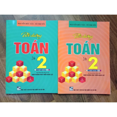 Sách - Combo Bồi Dưỡng Toán Lớp 2 Tập 1 + 2 Định Hướng Phát Triển Năng Lực