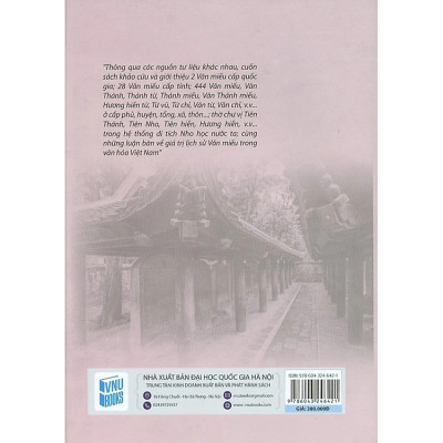 VĂN MIẾU VIỆT NAM (Khảo Cứu) - PGS.TS. Trịnh Khắc Mạnh, Dương Văn Hoàn - (bìa cứng)