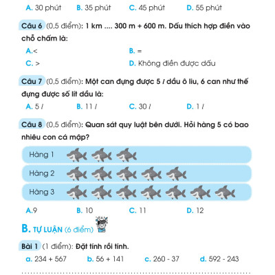 Đề Ôn Luyện Và Tự Kiểm Tra Toán Lớp 2 - Tập 2 (MEGA)