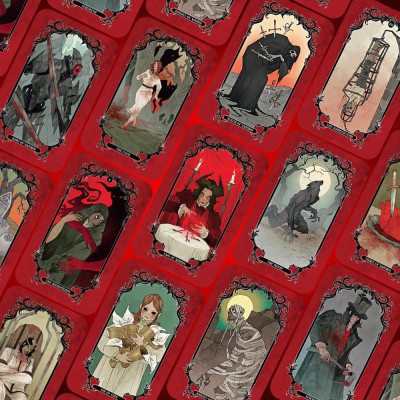 Sách - Boxset Horror Tarot Việt Hóa (Bộ Bài + Sách Hướng Dẫn)