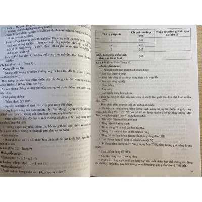 Sách - Hướng dẫn trả lời câu hỏi khoa học tự nhiên 7 ( bám sát SGK Kết Nối)