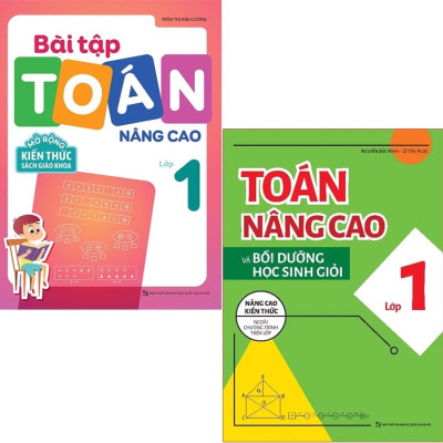 Sách: Combo 2 Cuốn Toán Nâng Cao Lớp 1