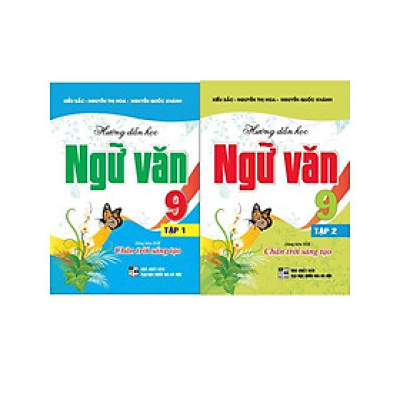 Combo Hướng Dẫn Học  Ngữ Văn 9 - Tập 1 + 2 (Bám Sát SGK Chân Trời Sáng Tạo) (HA-MK)