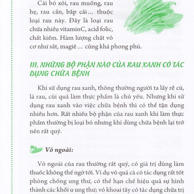 Rau Xanh Chữa Bệnh