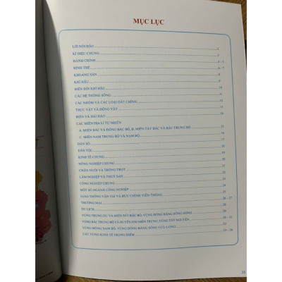 Sách - Atlat Địa Lí Việt Nam của NXB giáo dục Việt Nam (Theo CTGDPT 2018)