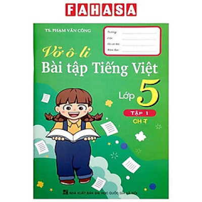 Sách - Vở Ô Li Bài Tập Tiếng Việt Lớp 5 - Tập 1 (Chân Trời)