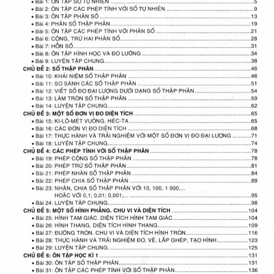 Bài Giảng Và Hướng Dẫn Học Toán Lớp 5 - Tập 1 (Dùng Kèm SGK Kết Nối Tri Thức Với Cuộc Sống) - HA